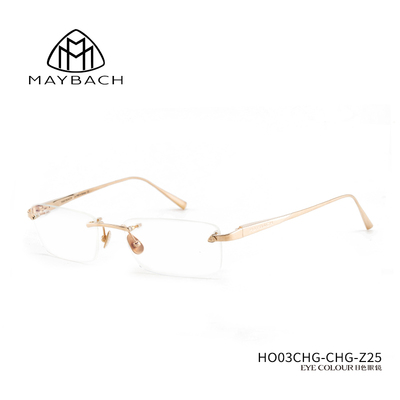【门店自提】MAYBACH迈巴赫眼镜THE HORIZON Ⅲ男无框18K手工HO03