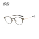 999.9眼镜框男日本手造镜框圆形框近视光学镜架S FOUR NINES 391T