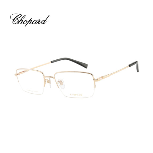 CHOPARD/萧邦钛金方形半框眼镜架