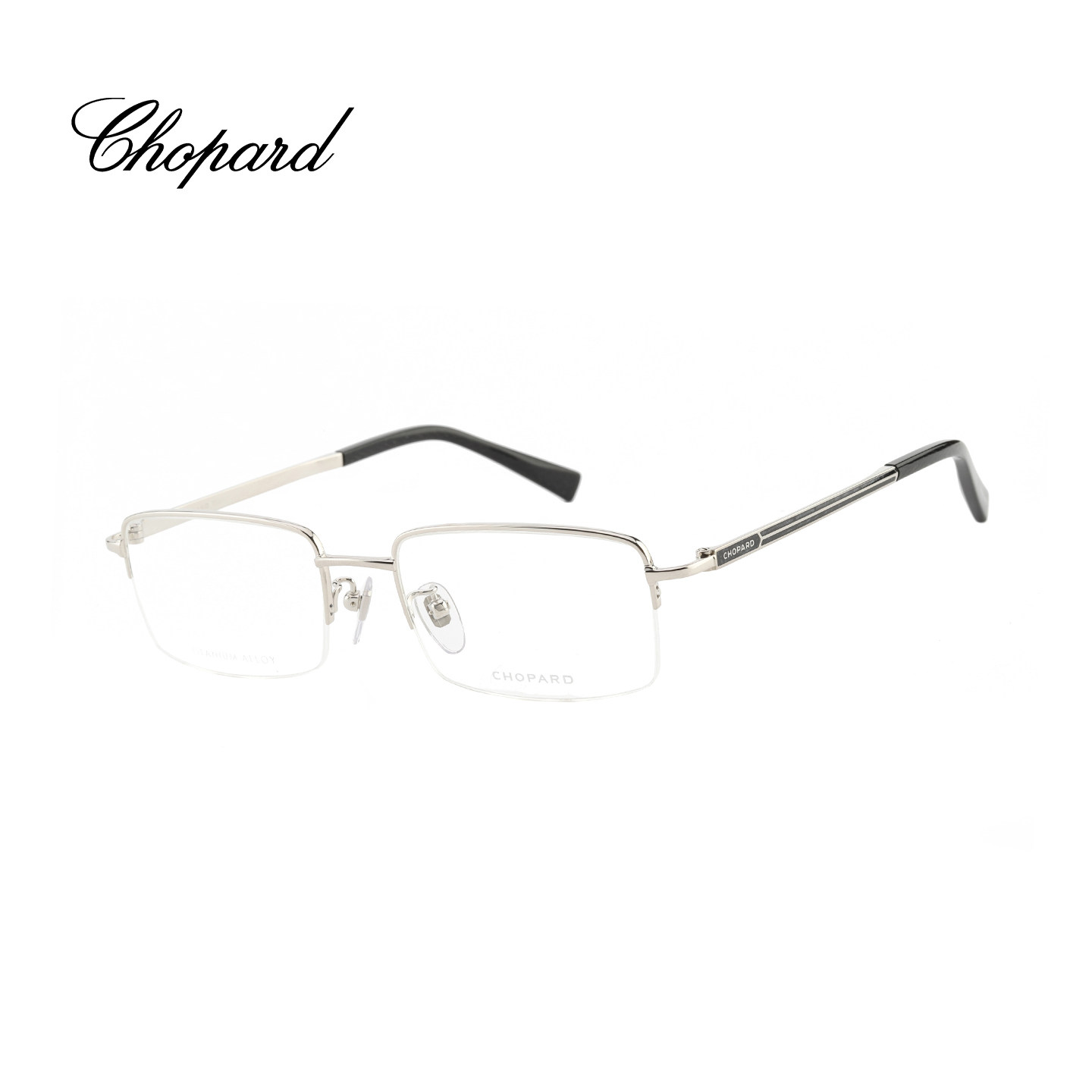 【门店自提】CHOPARD萧邦眼镜框男半框钛金光学眼镜架女VCHM25J