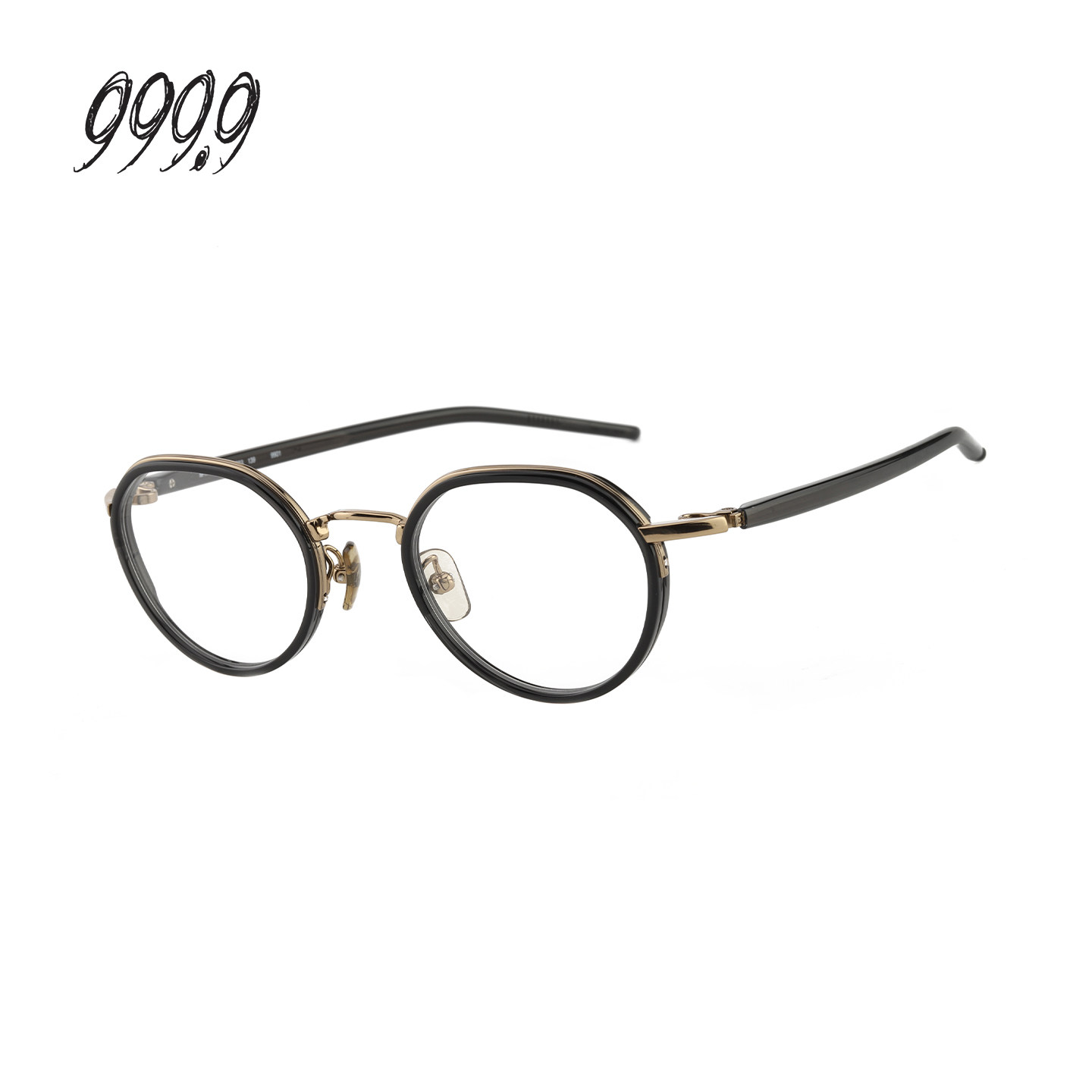 999.9眼镜框女日本手作板材框复古皇冠框眼镜架可配度数镜片M-170
