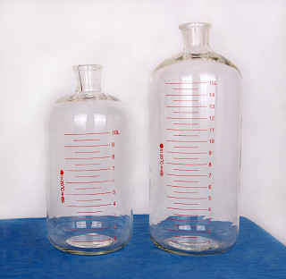 实验室用优质玻璃仪器刻度血清瓶 血清瓶10000ML15000ML15L10L20L