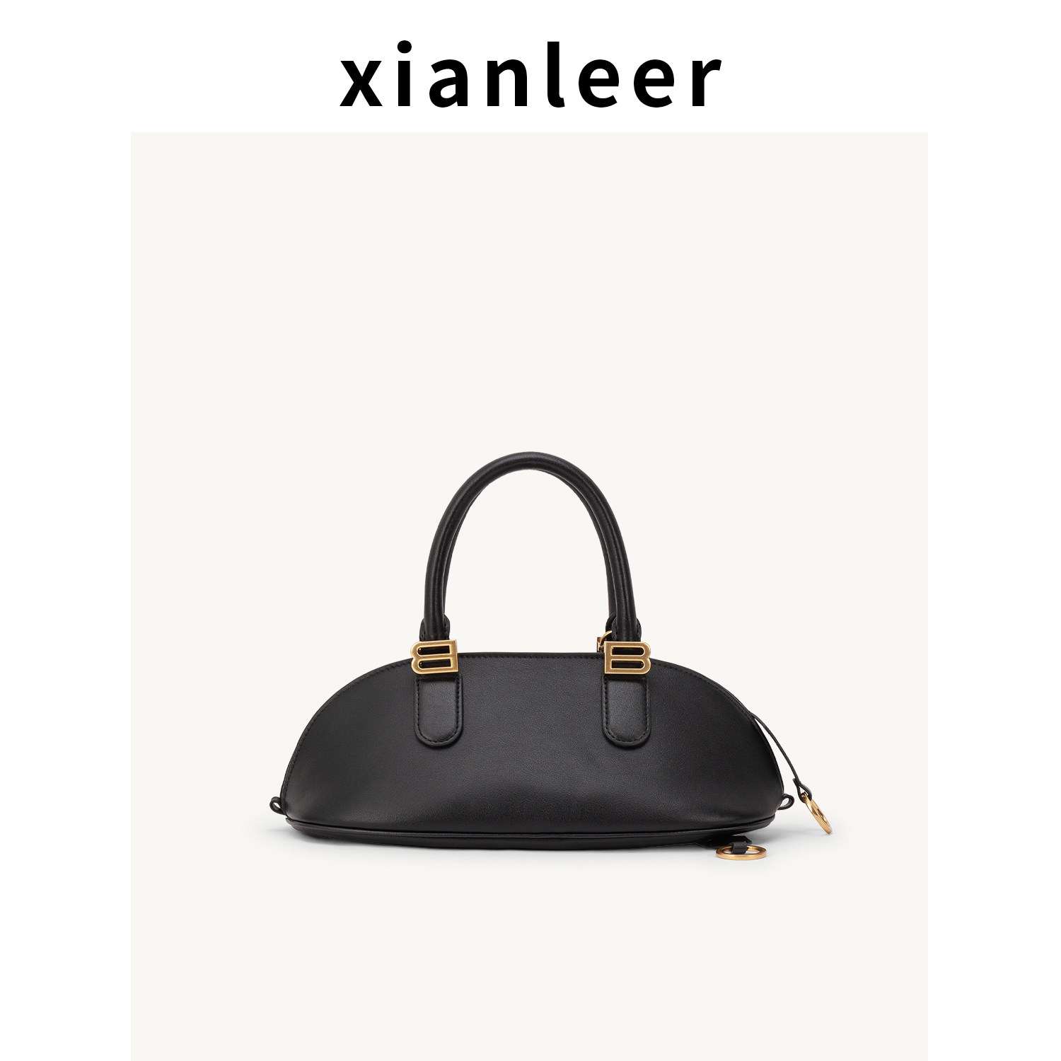 XIANLEER真皮保龄球腋下包