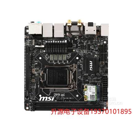 议价直拍不发：库存没上过机 MSI/微星 Z97I AC 1150 主板 mini-i