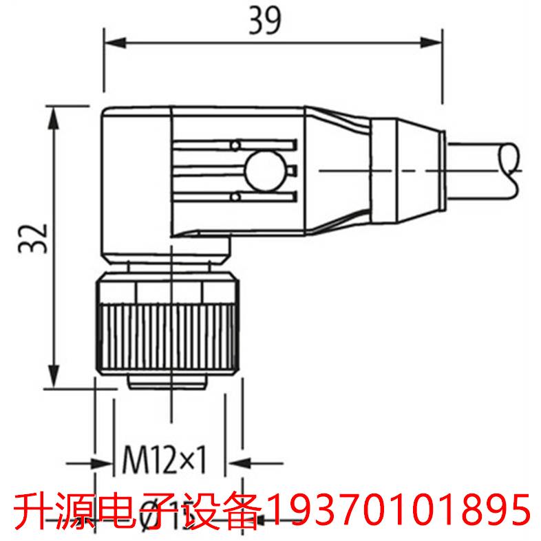 议价直拍不发：7000-13281-3490150 MURR母头90&deg;头M12 5