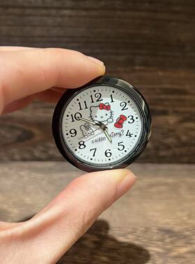 1:12娃娃屋Dollhouse迷你微缩食玩OB11/BJD场景Kt合金钟表时钟