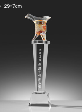 琉璃奖杯美忆美达帝王杯奖杯比赛