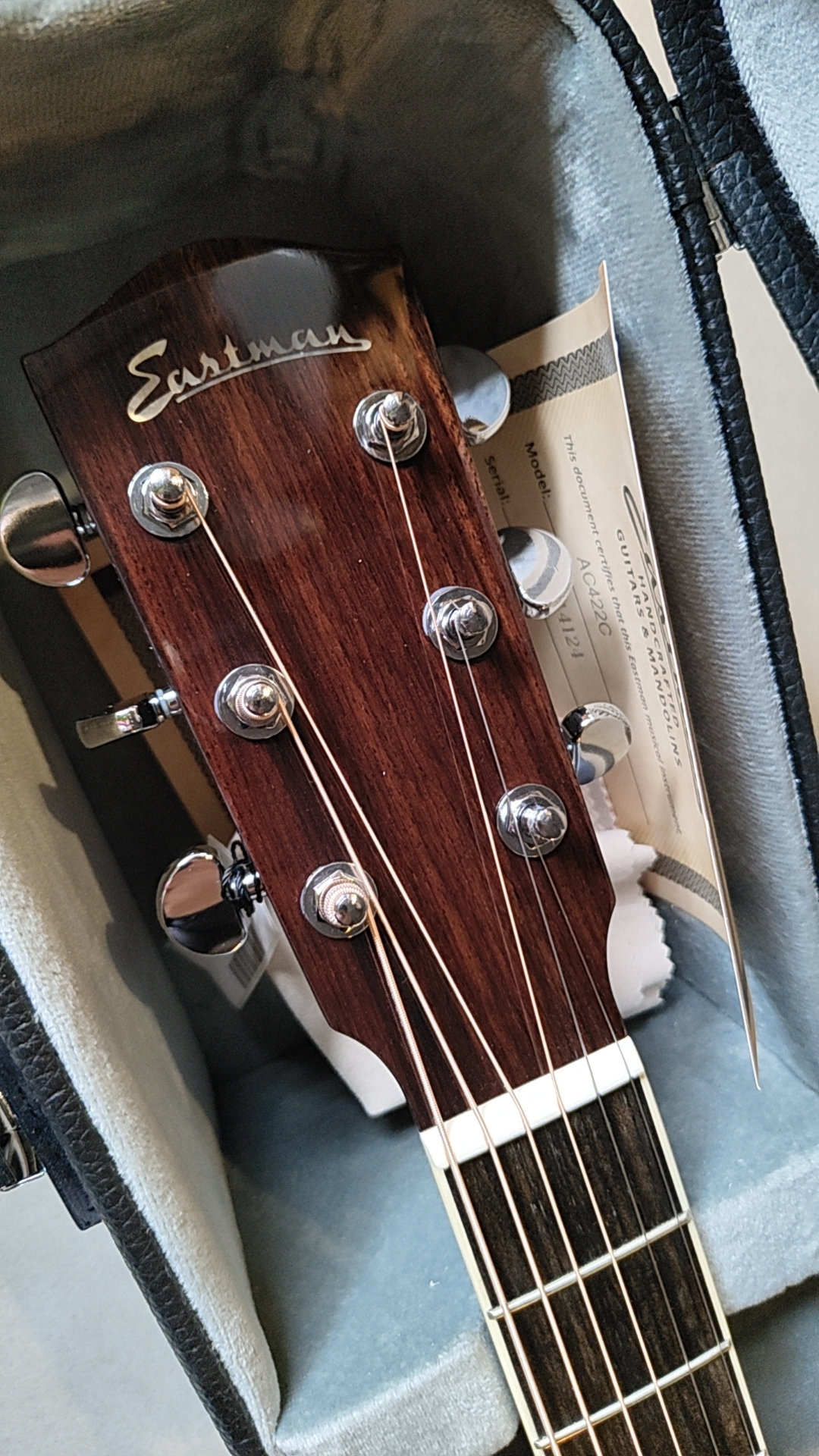 伊斯特曼eastman ac422c玫瑰木全单民谣吉他大连星光吉他