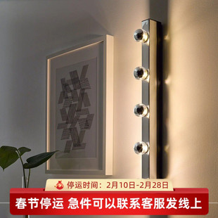 宜家希利斯壁灯竹手工制作家用照明灯墙灯庭院灯创意艺术装饰灯