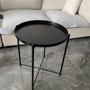 IKEA宜家格拉登托盘桌家用简约原型边桌喝茶小茶几45x53 厘米