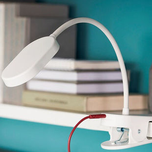 IKEA宜家斯班兰LED照明设备灯具带夹子调光家用学生护眼灯床头灯