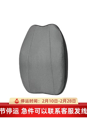 IKEA宜家胡仆斯拉腰垫深灰色48x37 厘米背办公椅腰靠座椅腰枕