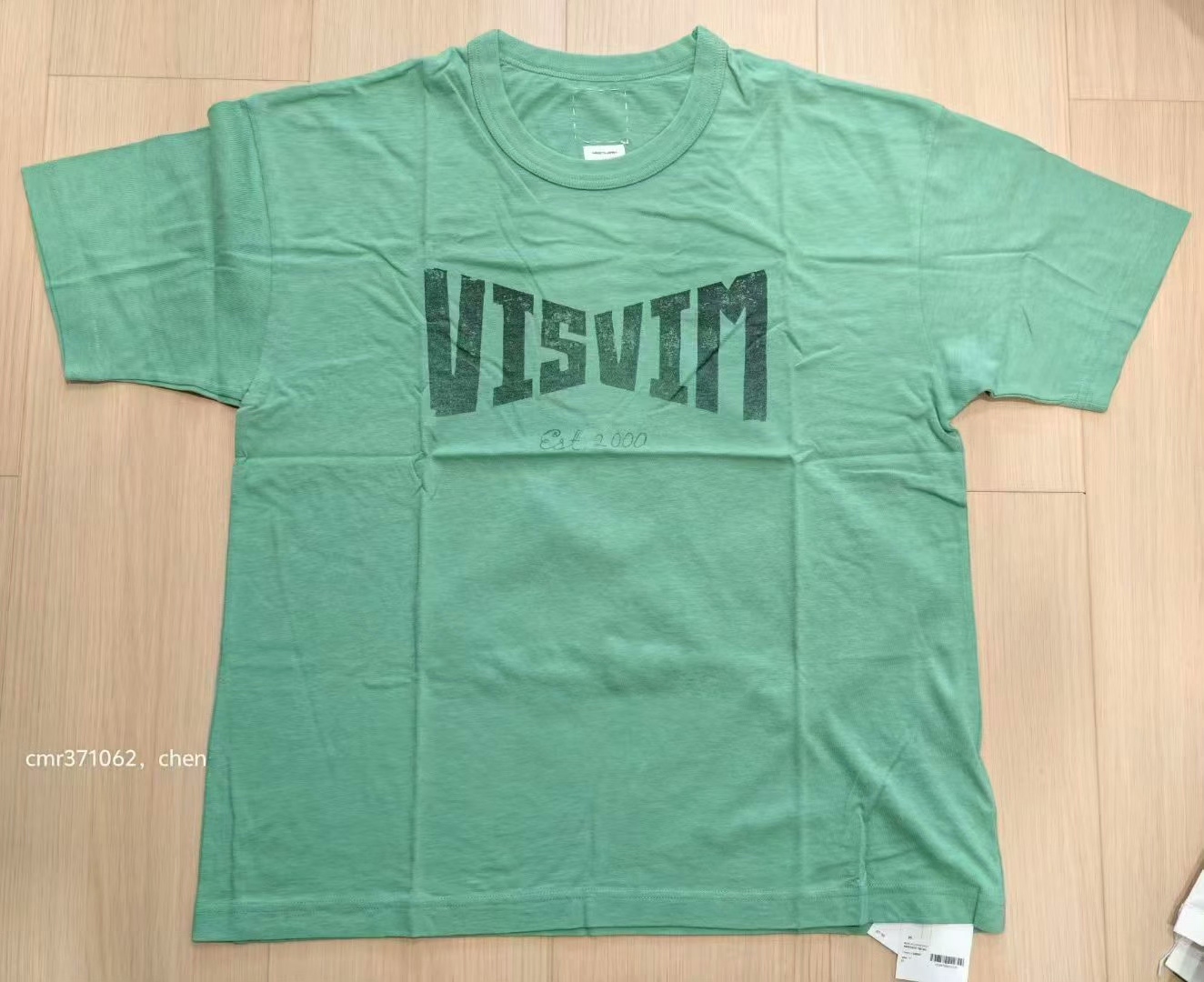 visvim 24ss heritage tee s/s — label