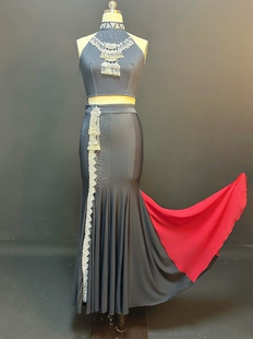 花腰傣服装傣族椿独舞剧目艺考服傣族舞大摆练习裙孔雀舞演出服女