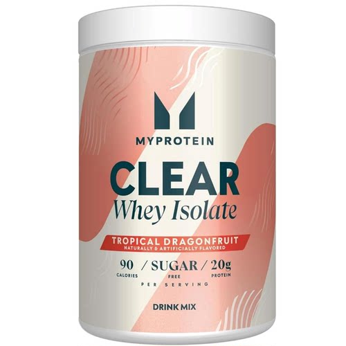 Myprotein Clear Whey Isolate Protein Powder， 1.1 Lb (20 S