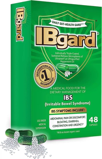 Health Gut Supplement Peppermint Capsule 美国代购 Oil IBgard