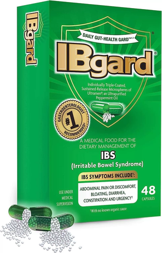 美国代购IBgard Gut Health Supplement, Peppermint Oil Capsule