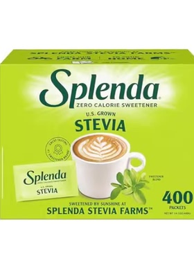 SPLENDA Stevia Zero Calorie Sweetener， Sugar Substitute P