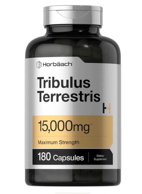 Horbaach Tribulus Terrestris for Men 15000mg | 180 Capsules