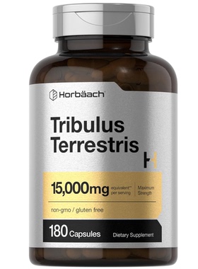 Horbaach Tribulus Terrestris for Men 15000mg | 180 Capsules
