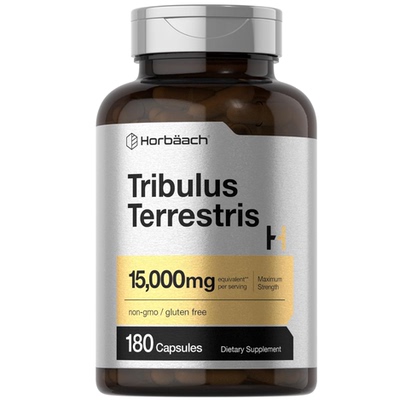 Horbaach Tribulus Terrestris for Men 15000mg | 180 Capsules