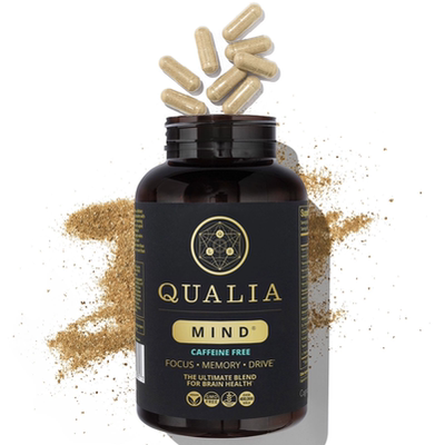 Qualia Mind Caffeine Free 2.0, Focus, Memory, Drive, Brain
