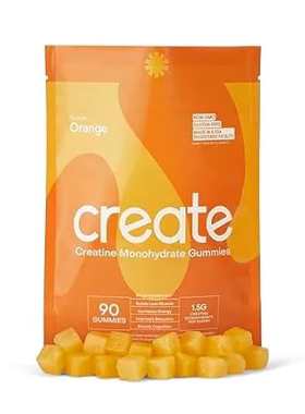 Create Creatine Monohydrate Gummies - Boost Focus， Streng