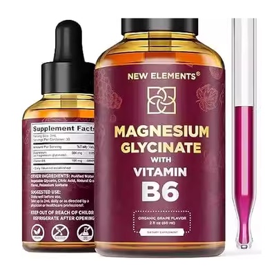 Liquid Magnesium Glycinate Drops with Vitamin B6 - Magnes