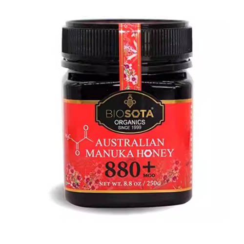BIOSOTA Organic Manuka Honey MGO 880+ - Medical Grade Man