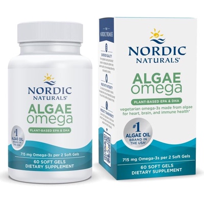 Nordic Naturals Algae Omega，60 Soft，715 mg Omega-3