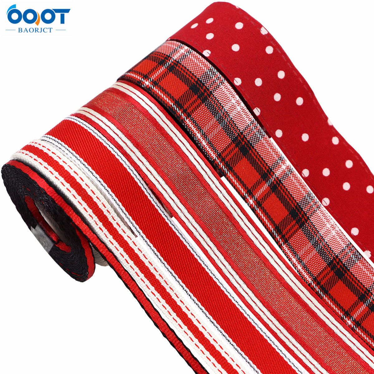 新年丝带 DIY喜庆头饰蝴蝶结婚庆求婚节日装饰圣诞节礼品包装彩带