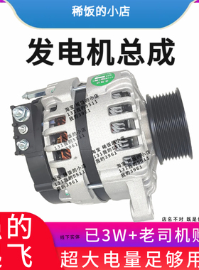 适用于解放悍V/JH6潍柴WP10HWP12WP13发电机总成加大电量140A原厂