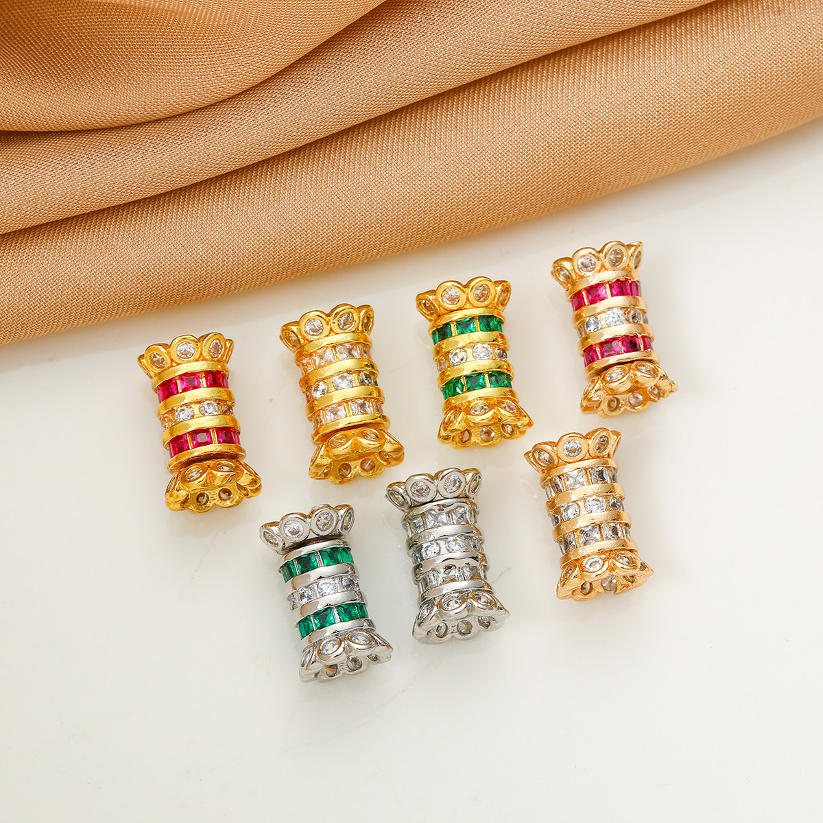 18K包金保色镶锆小蛮腰螺丝 扣子项链手链 连接扣diy手工饰品配件,饰品/流行首饰/时尚饰品新,其他DIY饰品配件,淘宝优惠券,粉丝福利购,淘宝优惠卷