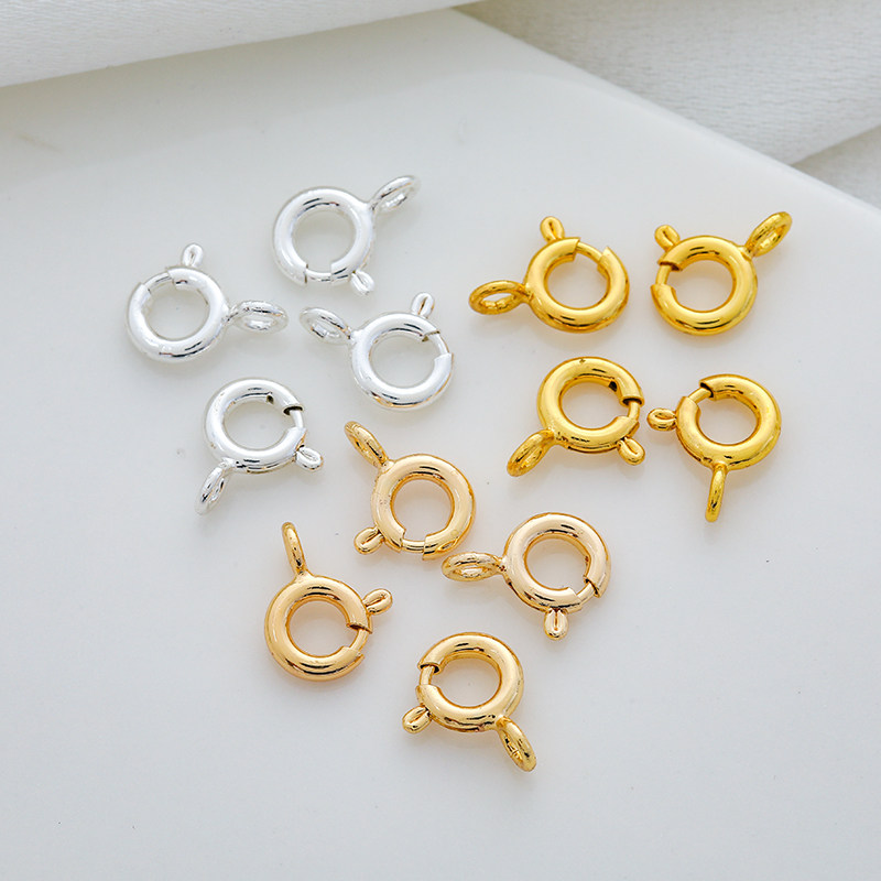 欧洲进口14K包金保色精细弹簧扣手工配件diy手链项链饰品收尾扣,饰品/流行首饰/时尚饰品新,扣,淘宝优惠券,粉丝福利购,淘宝优惠卷