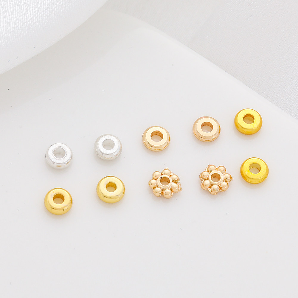 14K包金哑金18K扁平隔片垫片串珠隔珠手工diy手链项链首饰品材料,饰品/流行首饰/时尚饰品新,其他DIY饰品配件,淘宝优惠券,粉丝福利购,淘宝优惠卷