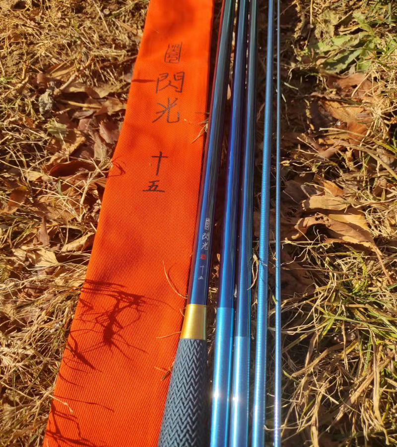 高碳28先调新款闪光继竿节杆鲫鱼