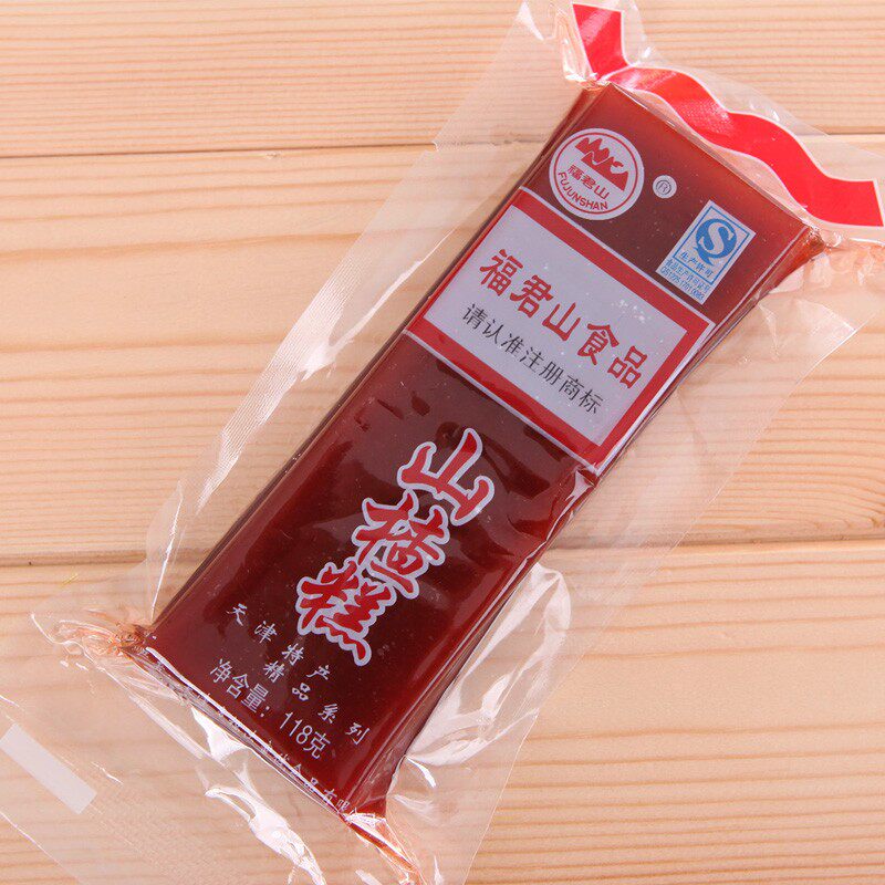 福君山山楂糕京糕天津特产118g纯糖批软糕凉果红果布丁零食整箱