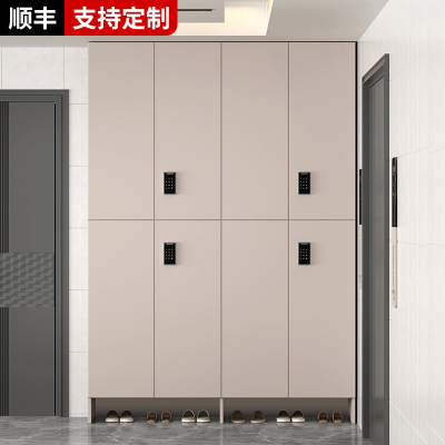 电梯口带锁鞋柜环保ENF级
