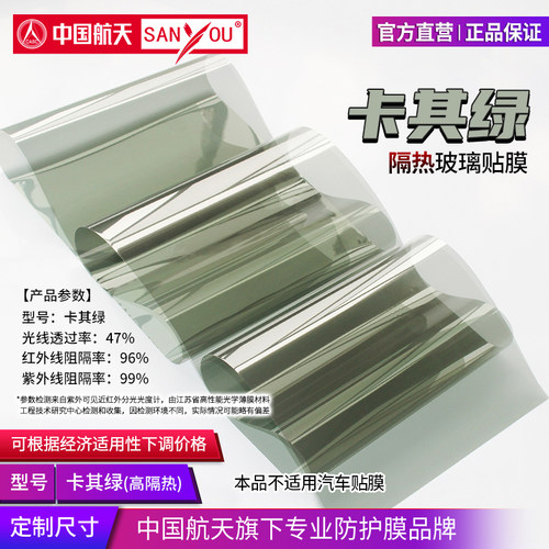 SANYOU深空灰玻璃贴膜防爆隔热膜