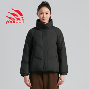 意尔康羽绒服女款2024冬季新款加厚保暖短款面包服女外套64430370