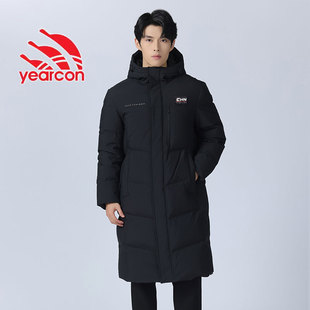 意尔康羽绒服男2025新款冬季连帽加厚保暖男装外套中长款51630516