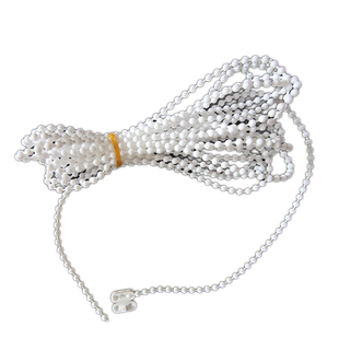 窗帘拉绳子卷帘配件水晶密拉珠升降百叶柔纱帘手拉链挂件接扣辅料