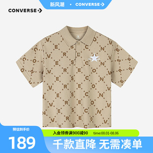 CNVN 新款 女童印花Polo衫 F739 男童短袖 匡威儿童装 上衣2025夏季