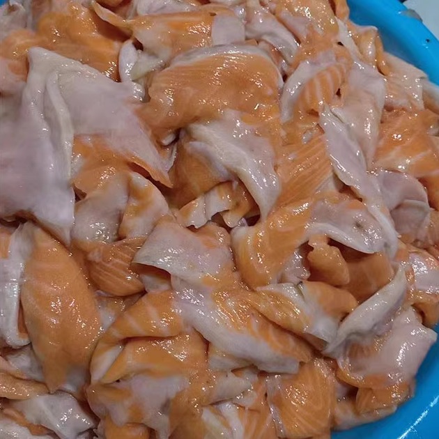 新鲜三文鱼腩碎肉无骨无刺有鱼油