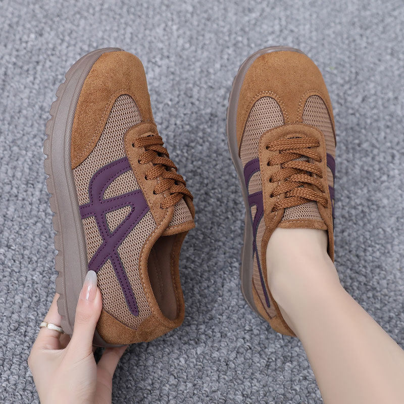 2026春季女鞋透气休闲运动鞋复古阿甘德训鞋女新款轻便舒适妈妈鞋,女鞋,德训鞋,淘宝优惠券,粉丝福利购,淘宝优惠卷