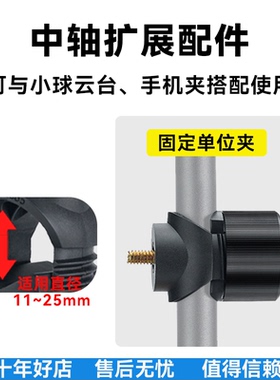 支架扩展夹固定夹适用Ulanzi优篮子/绿联UGREEN/小天/thetree/RTAKO锐塔克/手机支架三脚架配件多机位夹