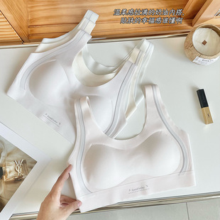 发育期少女内衣宽肩带不勒肩透气贴肤防震舒适小背心固定垫内衣女