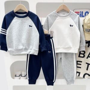 男童秋季卫衣套装2025新款春秋款童装宝儿童中大童衣服上衣秋季潮