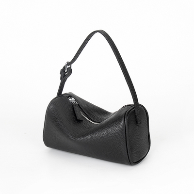 头层牛皮复古笔筒包TR90s包包