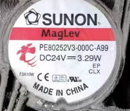 建准SUNON PE80252V3-000C-A99 24V 3.29W 8025 8CM 变频器风扇